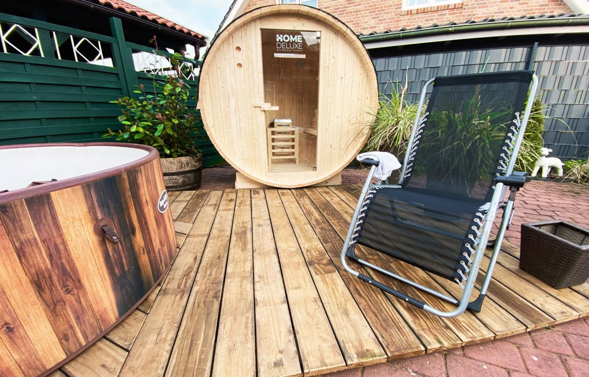 Ferien Im Wangerland Ferienwohnung Leuchtturm Minsen Schillig Hund Pool Sauna Norderaltendeich Exterior photo